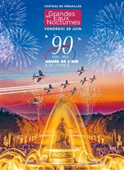 90 ans de l'Armée de l'air | Grandes Eaux Nocturnes Jardin du chteau de Versailles - Entre Cour d'Honneur Affiche